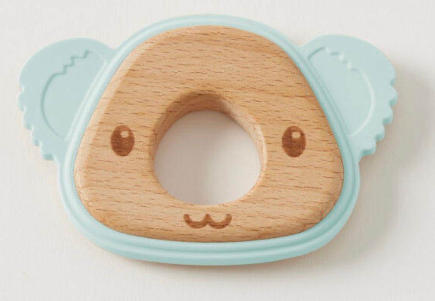 Jiggle & Giggle Riley Koala Silicone Teether – blue