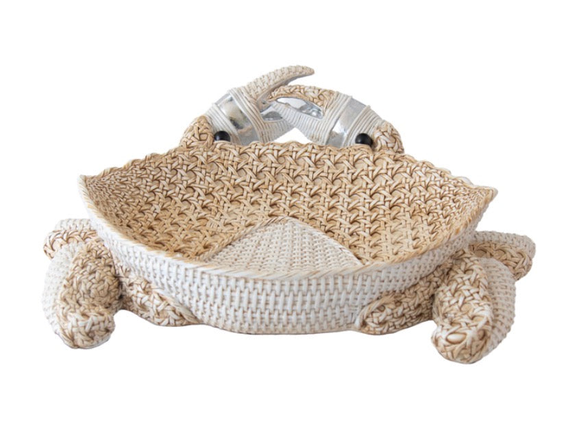 Krabi Resin Weave Crab Plate