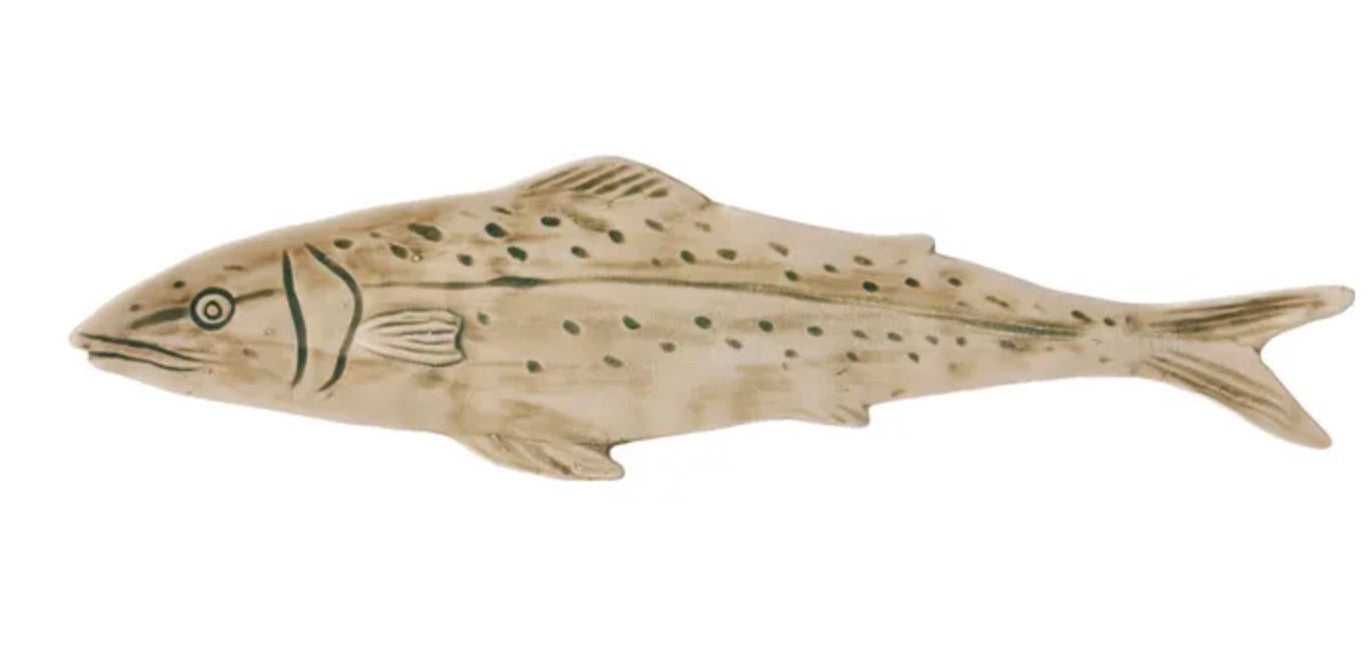 RIVA CERAMIC SHAPED DISH 35X9CM GREEN