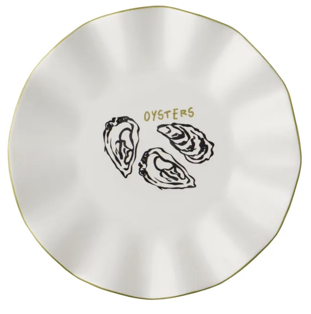 MANGIARE OYSTERS CERAMIC PLATTER 32CM