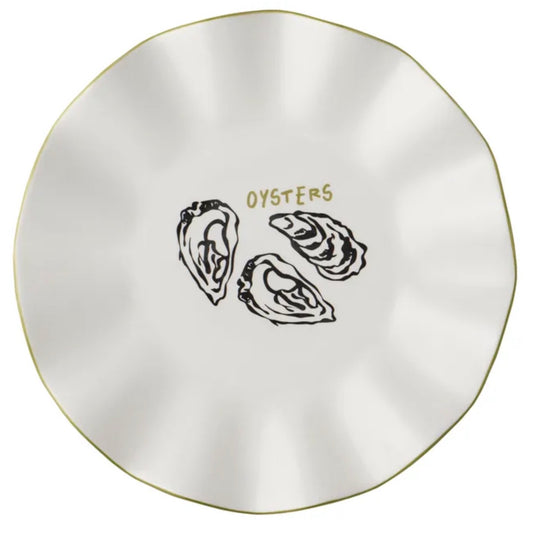 MANGIARE OYSTERS CERAMIC PLATTER 32CM
