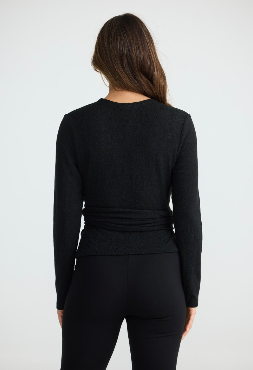 Plie Wrap Top