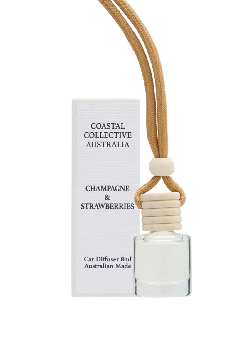 Champagne & Strawberries Car Diffusers