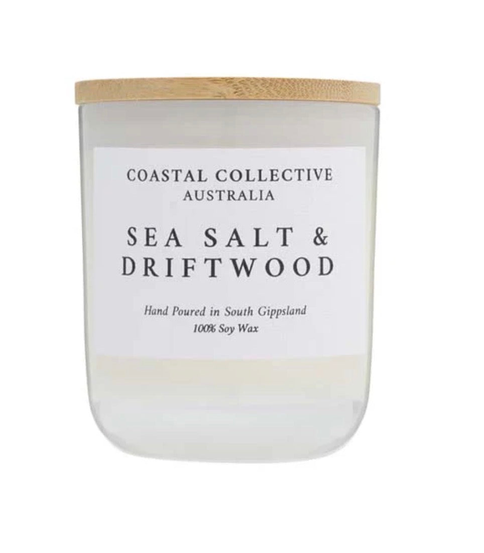 Sea Salt & Driftwood Large Candle