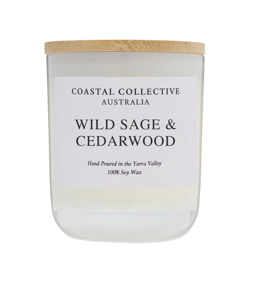 Wild Sage & Cedarwood Large Candle