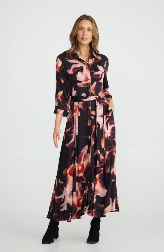 Rossellini 3qtr Sleeve Dress