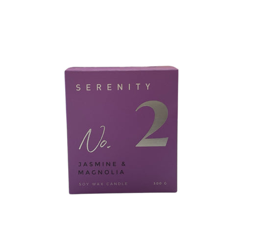 No. 2 Serenity Candle | Jasmine & Magnolia