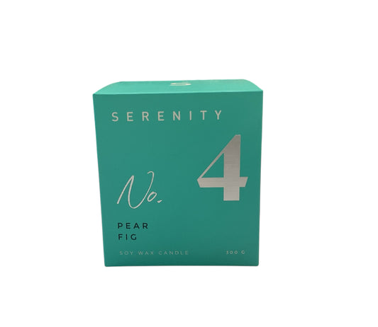 No. 4 Serenity Candle | Pear Fig