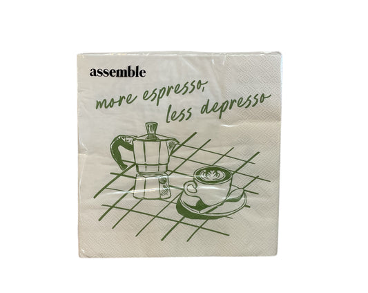 More espresso Grn napkin