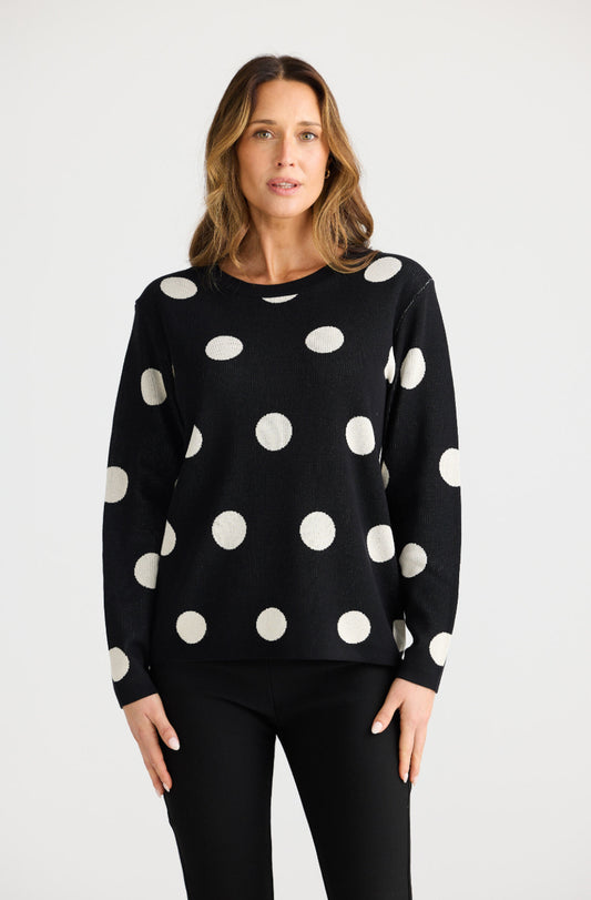 Petra Polka Dot Knit