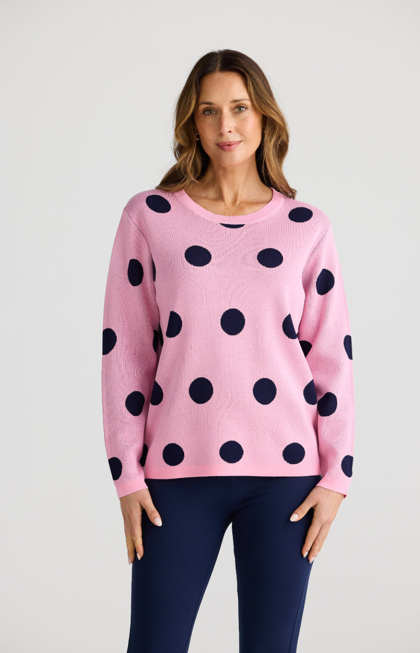 Petra Polka Dot Knit