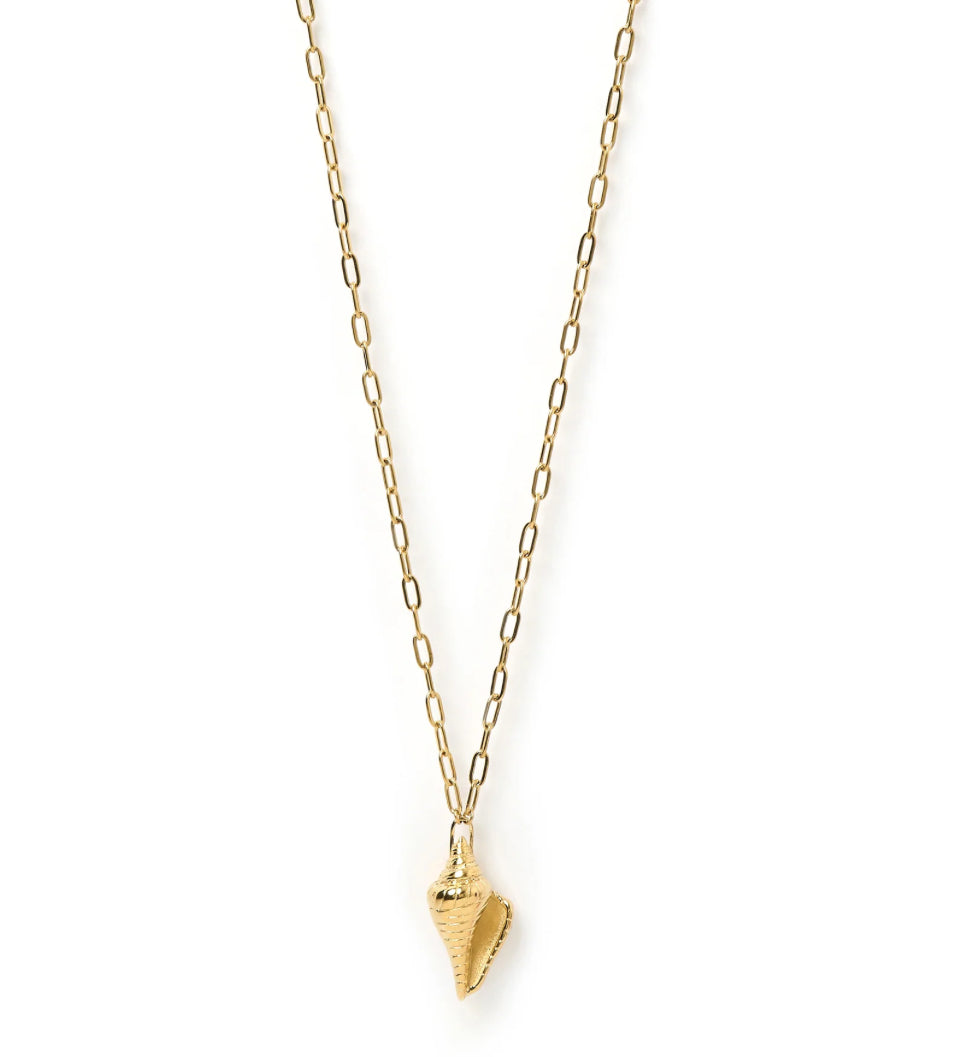 Gaia gold necklace