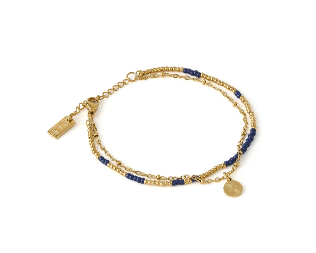 Cobra Gold Bracelet - Midnight
