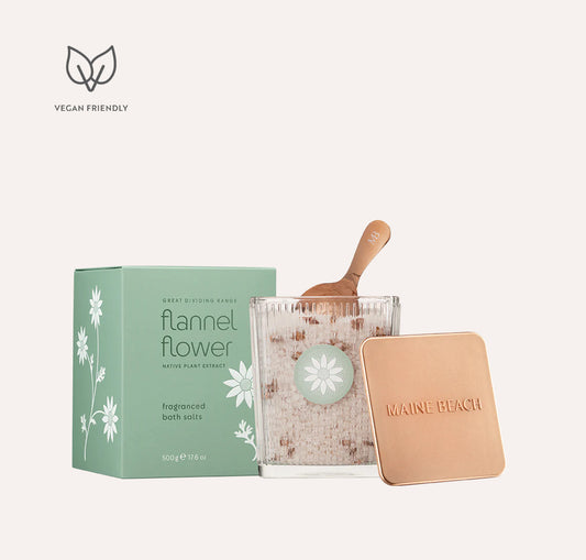 flannel flower bath salt