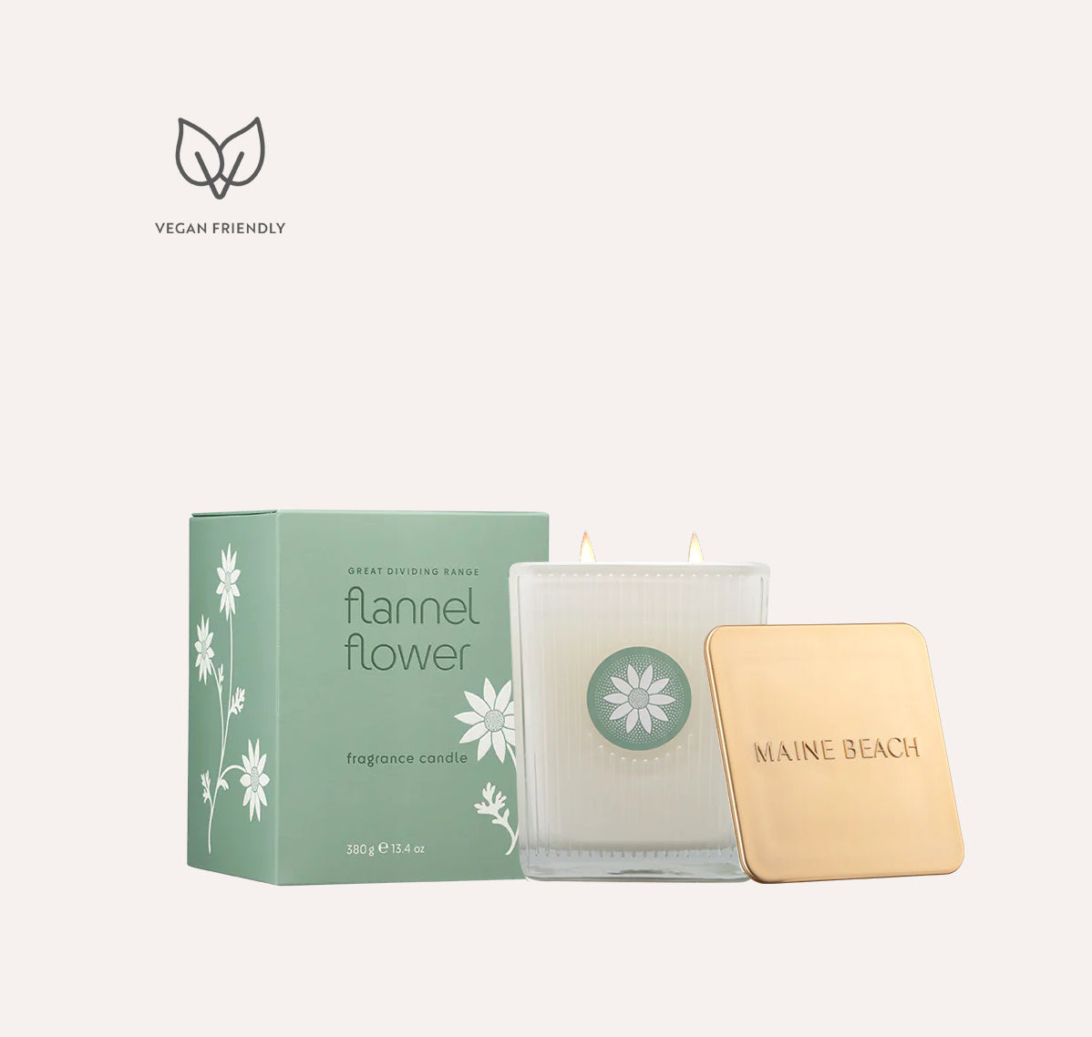 Flannel Flower Candle 380g