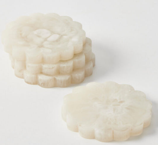 Estila Coasters Set of 4 Nougat