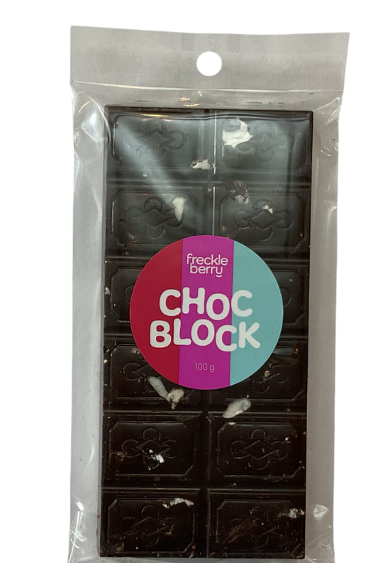 Dark choc mint block