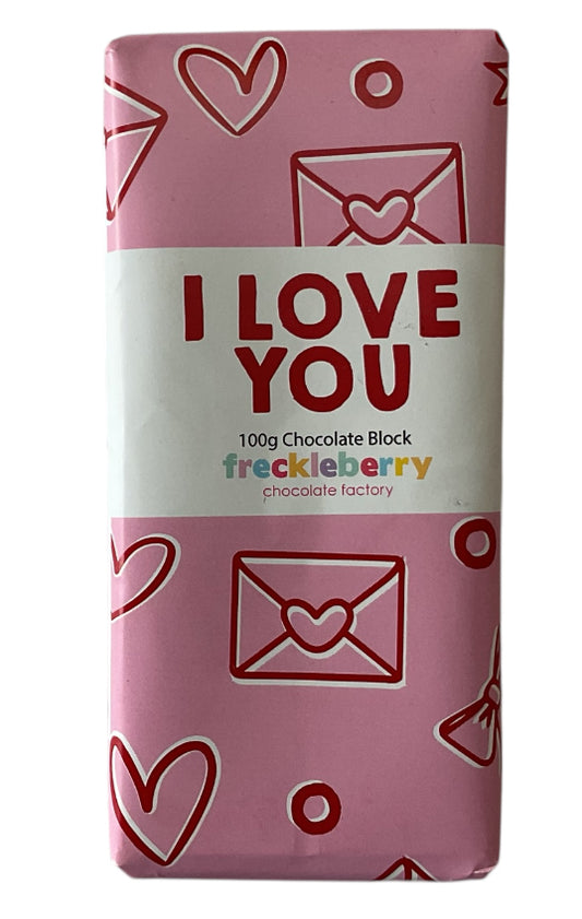 I love you block