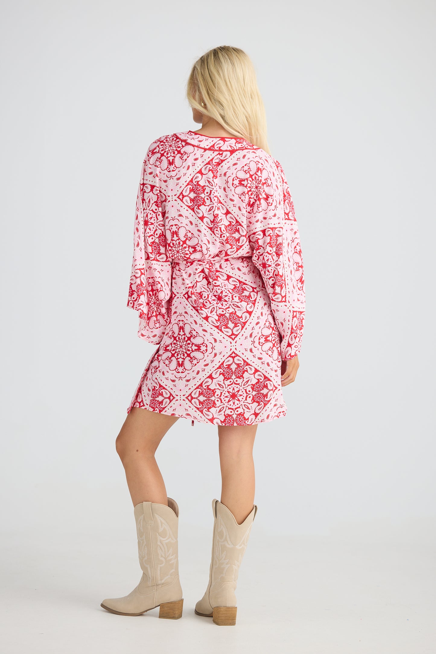 Yuki Wrap Mini Dress