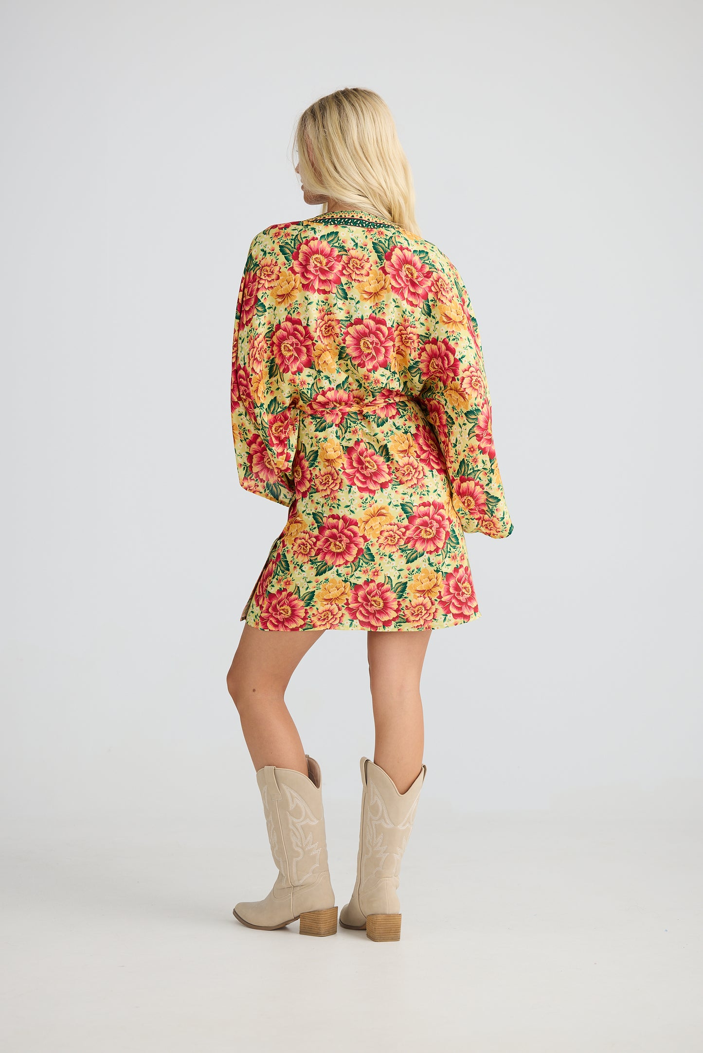 Yuki Wrap Mini Dress