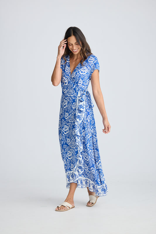 Lotus Wrap Dress