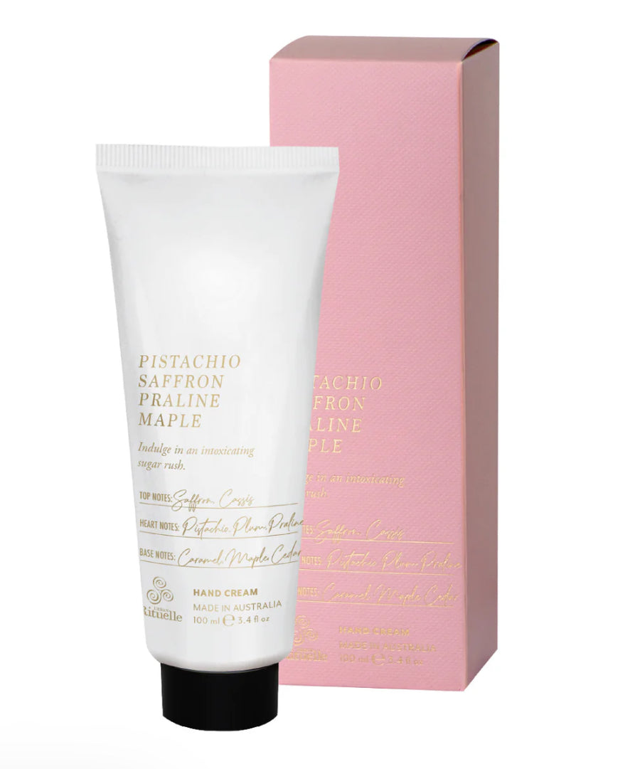 Pistachio, Saffron, Praline, Maple scented Hand Cream 100ml