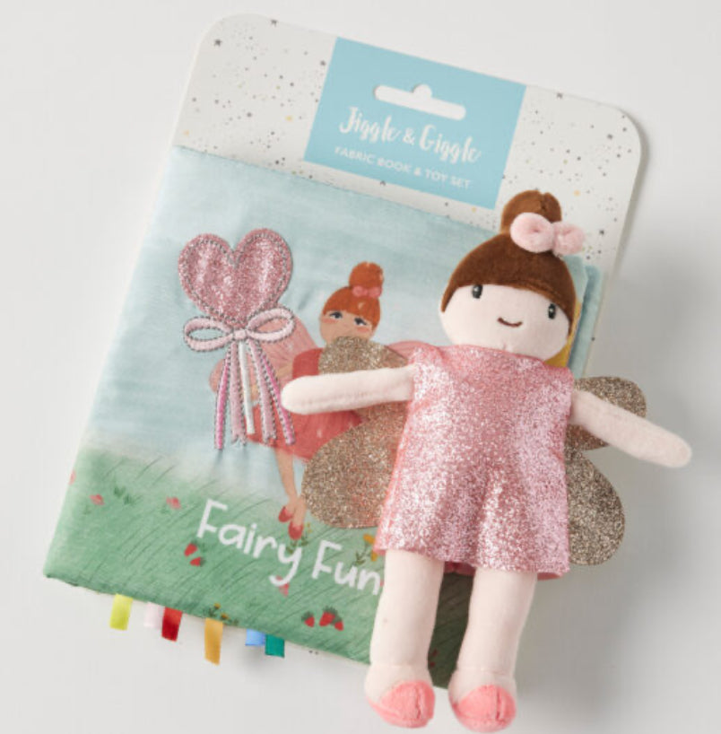 Fairy Fun Activity Fabric Book & Toy Set