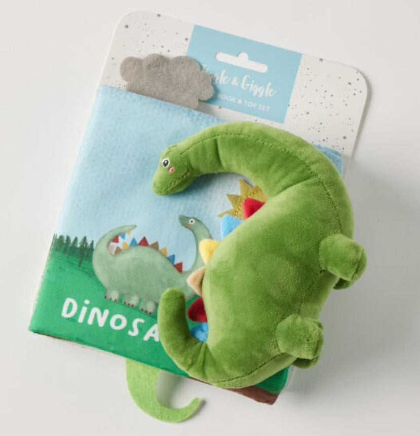 Dinosaurs Activity Fabric Book & Toy Set