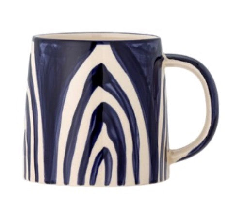 Shama Mug, Blue, Stoneware