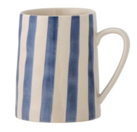 Begonia Mug, Blue, Stoneware