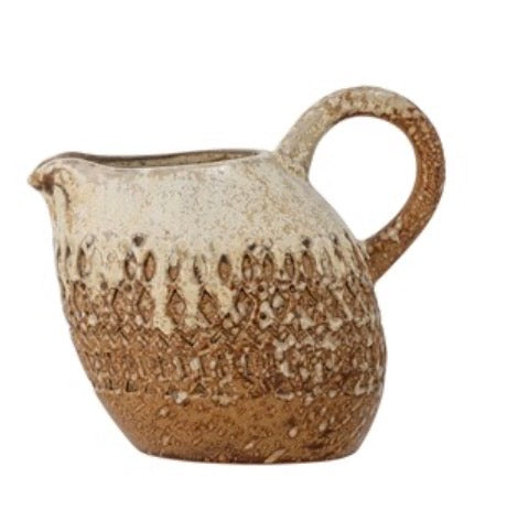Risa Jug, Brown, Stoneware