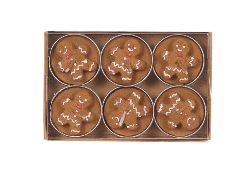 Gingerbread Man T/Lights pk6