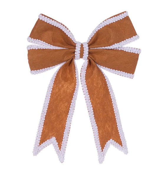 Gingerbread Bow Hanging