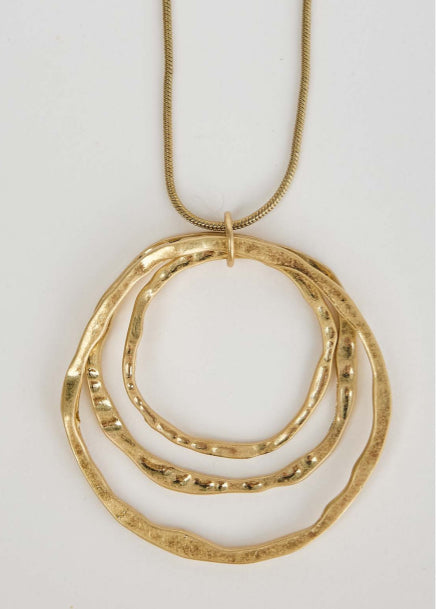 3 Rings Necklace