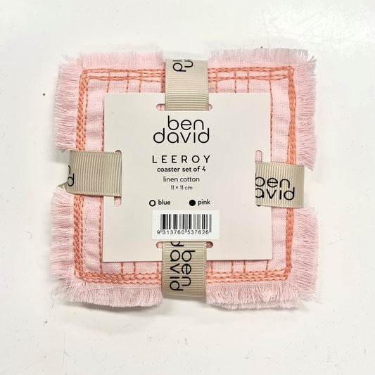 Leeroy Coaster Pink Set of 4