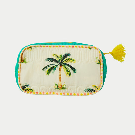 Palm Cove Natural Cosmetic Bag