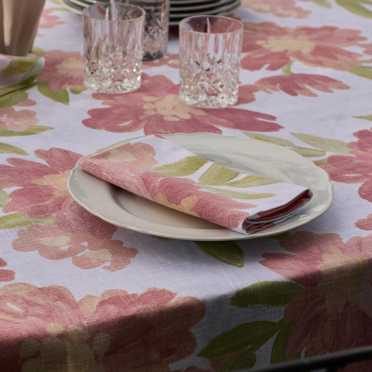 Rosie Large Floral Napkin Set 4