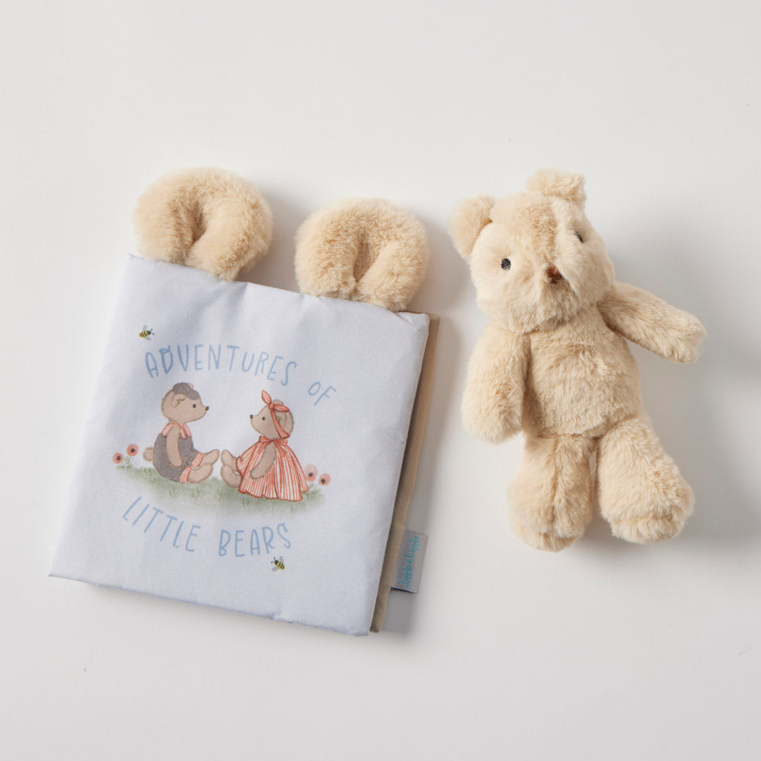 Jiggle & Giggle Bear Adventures Activity Fabric Book & Toy Set