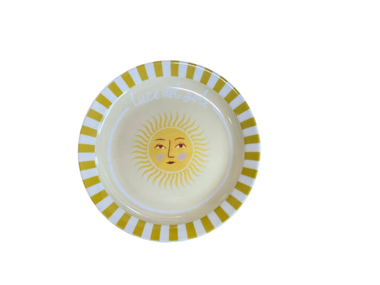 Sicily Ceramic Plate 20.5x2.5cm