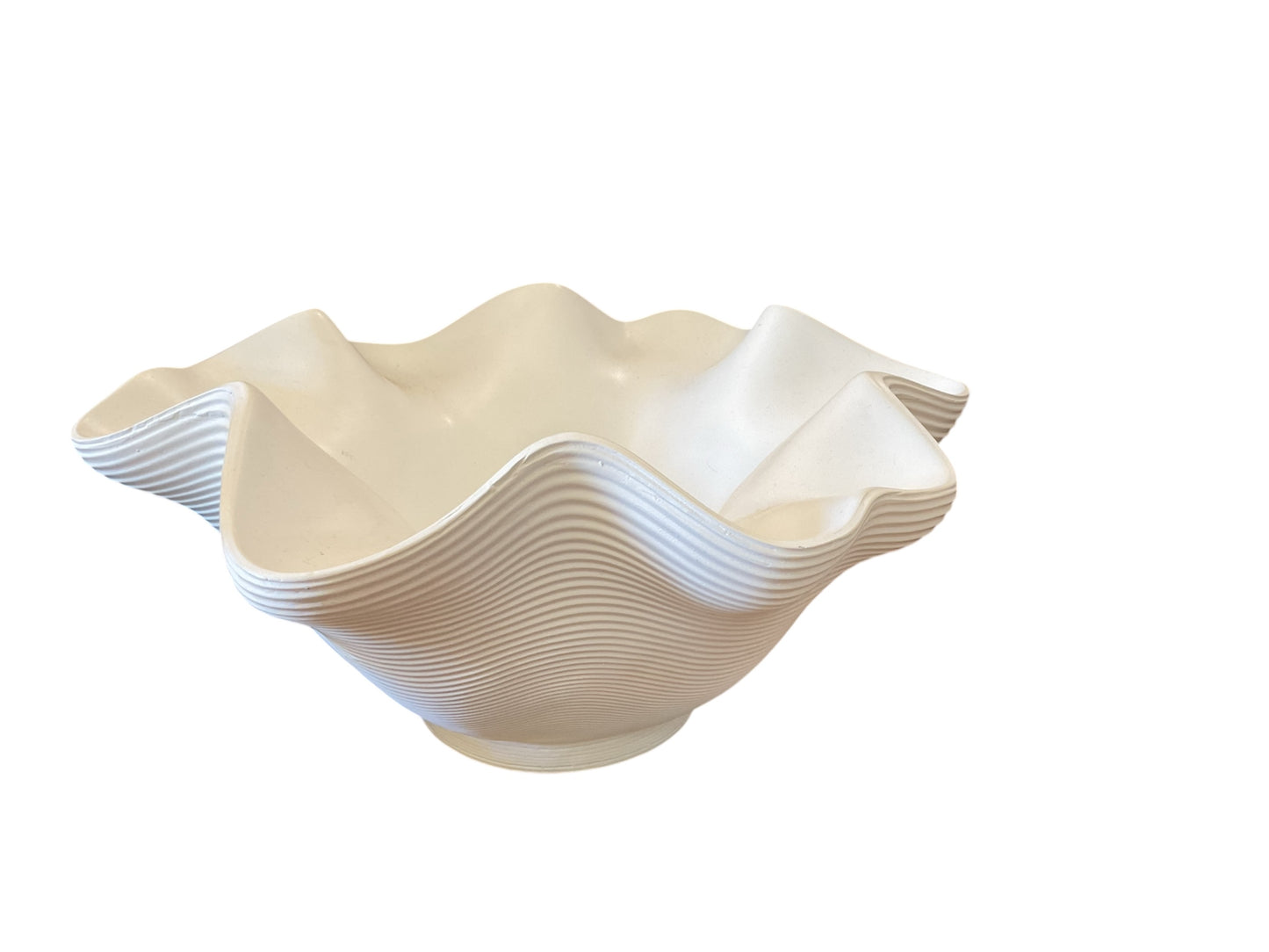 Onda Resin Bowl 40x19cm White