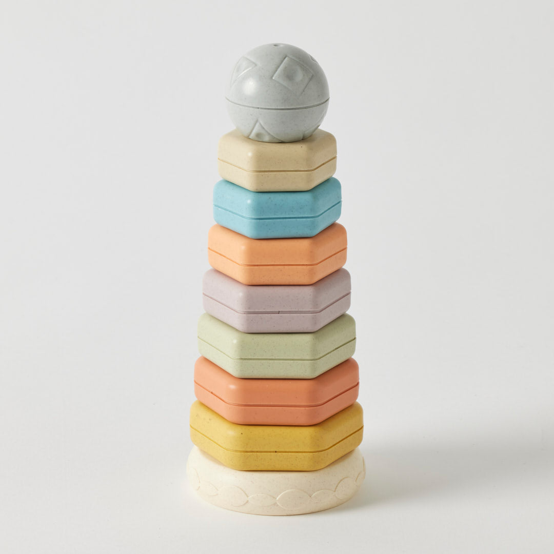 Jiggle & Giggle Eco-Friendly Hexagon Stacker
