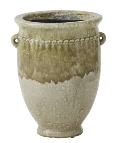 TAORMINA CERAMIC URN OLIVE