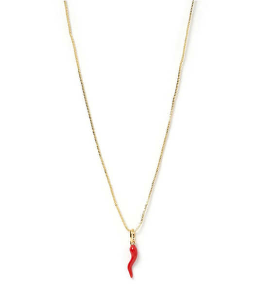 Cornicello Red Charm Necklace