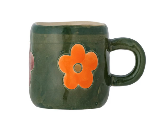 Bloomingville-Addy Cup, Green, Stoneware