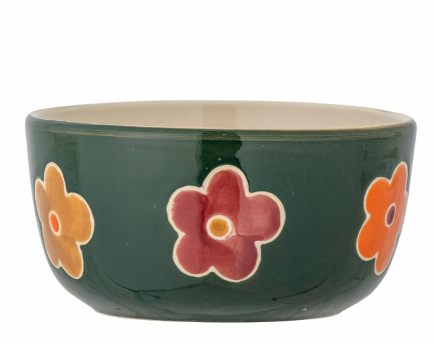 Addy Bowl, Green, Stoneware