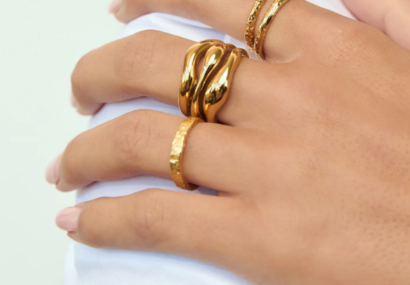 Isabel Gold Ring