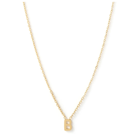 Mini Inital Gold Necklace