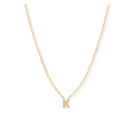 Mini Inital Gold Necklace