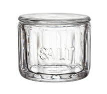 GLASS SALT CANNISTER