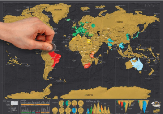 Scratch Map Deluxe Travel Edition